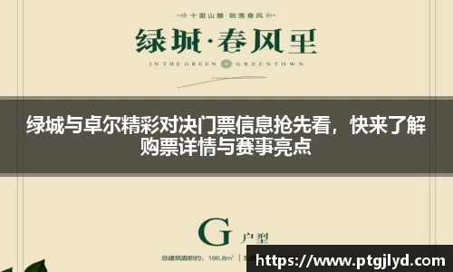 绿城与卓尔精彩对决门票信息抢先看，快来了解购票详情与赛事亮点